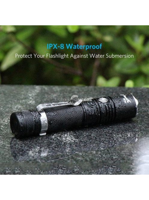 Szuper nagy fényerejű LED zseblámpa kültéri és vészhelyzeti használatra