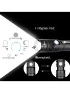 Szuper nagy fényerejű LED zseblámpa kültéri és vészhelyzeti használatra