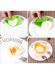   Szilikon tojássütő és főző forma készlet, 2 darabos szett