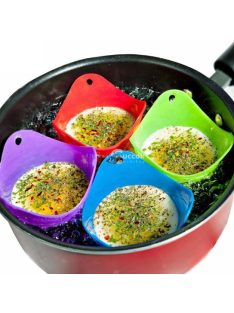   Szilikon tojássütő és főző forma készlet, 2 darabos szett