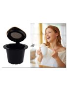 Újratölthető 2db-os kávékapszula szett Fekete+Arany - Környezetbarát újrahasználható kávéfőző kapszulák