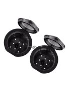 Újratölthető 2db-os kávékapszula szett Fekete+Arany - Környezetbarát újrahasználható kávéfőző kapszulák