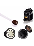 Újratölthető 2db-os kávékapszula szett Fekete+Arany - Környezetbarát újrahasználható kávéfőző kapszulák