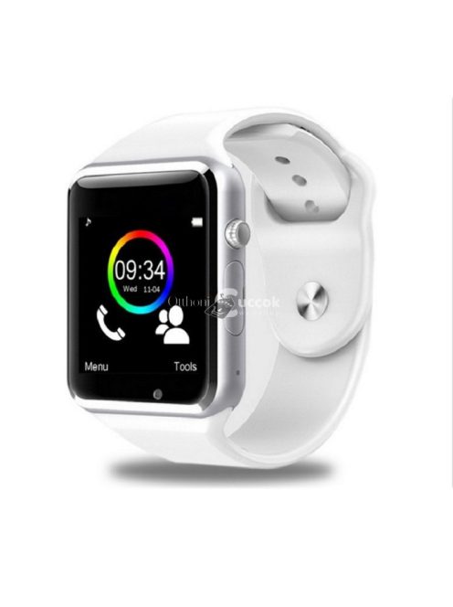 AlphaOne Magyar nyelvű SIM kártyás okosóra A1 - Kerekített élek, MP3 lejátszás funkcióval