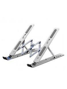 ABS laptop tartó állvány (fehér, ergonomikus dizájn)