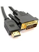 HDMI - DVI adapter, átalakító kábel videójel átvitelhez