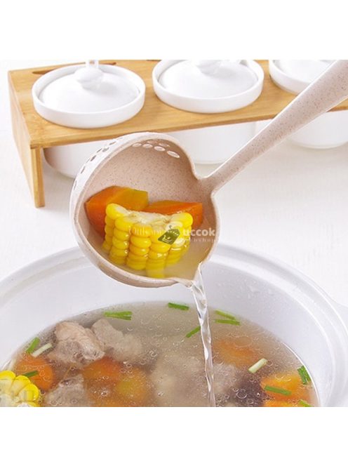 2 az 1-ben Merőkanál és Szűrő Konyhai Eszköz