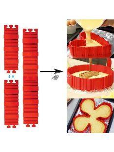   Rugalmas szilikon tortaforma sütemények és desszertek készítéséhez