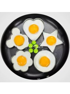   Tojássütő forma szett - 5 darabos készlet sütéshez és tálaláshoz