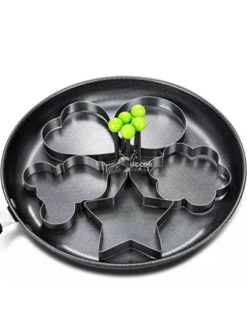 Tojássütő forma szett - 5 darabos készlet sütéshez és tálaláshoz