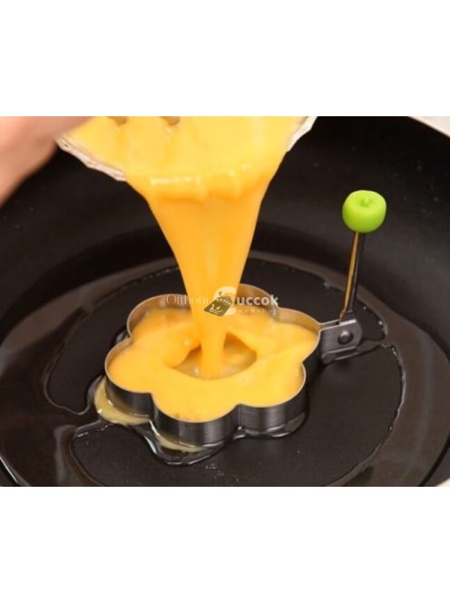 Tojássütő forma szett - 5 darabos készlet sütéshez és tálaláshoz