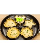 Tojássütő forma szett - 5 darabos készlet sütéshez és tálaláshoz