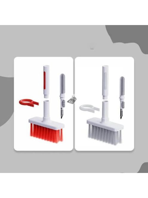 Fülhallgató és Billentyűzet tisztító, elektronikai tisztító eszköz, szürke színű, precíziós tisztításra tervezve