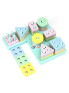 Pasztell Kígyó Készségfejlesztő Játék Gyerekeknek