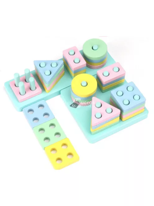 Pasztell Kígyó Készségfejlesztő Játék Gyerekeknek