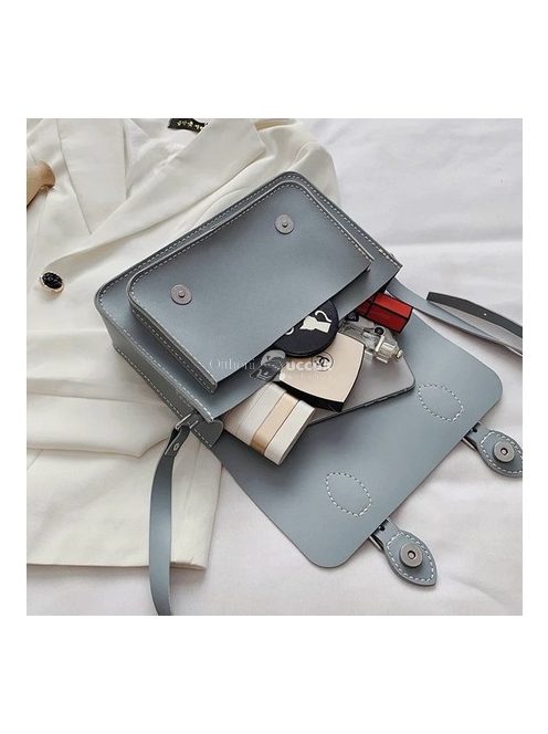 Kézműves DIY Bőrtáska, Zöld Színű Bőr Válltáska Készlet