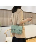 Kézműves DIY Bőrtáska, Zöld Színű Bőr Válltáska Készlet