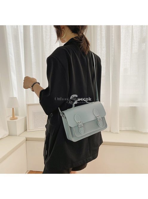 Kézműves DIY Bőrtáska, Zöld Színű Bőr Válltáska Készlet