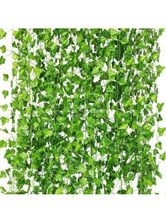   12 db Borostyán díszfüzér készlet - Dekoratív műnövények beltéri és kültéri használatra