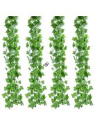 12 db Borostyán díszfüzér készlet - Dekoratív műnövények beltéri és kültéri használatra