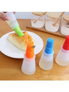   Olaj palack és ecset - Praktikus adagoló és ecset készlet főzéshez és sütéshez