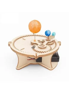   Csináld Magad Elektromos Forgó Naprendszer Modell Készlet Fából Gyerekeknek és Felnőtteknek