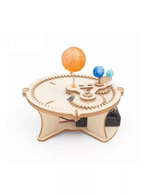 Csináld Magad Elektromos Forgó Naprendszer Modell Készlet Fából Gyerekeknek és Felnőtteknek