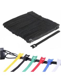   Színes Tépőzáras Kábelrendező Készlet, Több Színben, 50 darabos Csomag