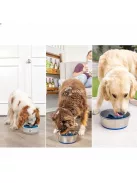 Habzsolásgátló etetőtál kutyusoknak - Lassú evés elősegítő eszköz