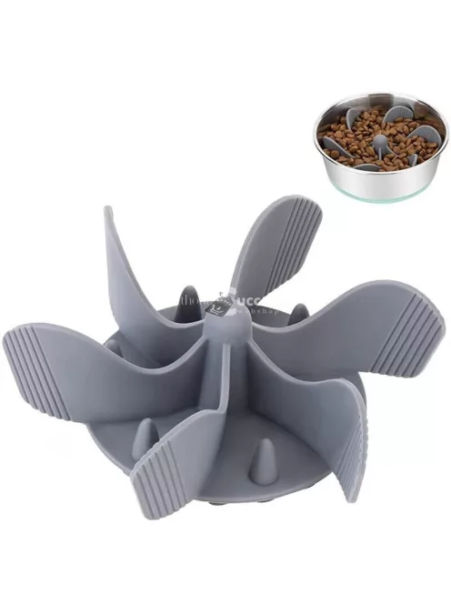 Habzsolásgátló etetőtál kutyusoknak - Lassú evés elősegítő eszköz
