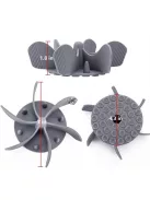 Habzsolásgátló etetőtál kutyusoknak - Lassú evés elősegítő eszköz