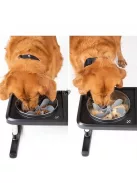 Habzsolásgátló etetőtál kutyusoknak - Lassú evés elősegítő eszköz