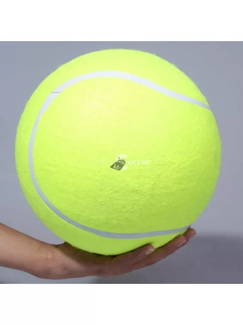 Óriás teniszlabda kutyajáték, 24 cm átmérőjű interaktív kutyafoglalatosság