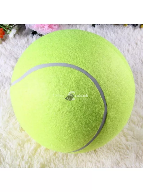 Óriás teniszlabda kutyajáték, 24 cm átmérőjű interaktív kutyafoglalatosság