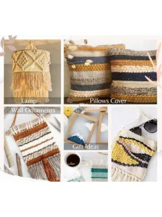   Szövőszék készlet - Kreatív kézműves eszköz szövéshez és textilkészítéshez