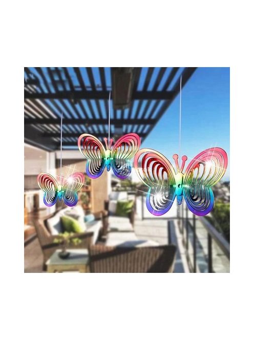 Látványos Pillangó Kerti Dísz Szett (4db) – Dekoratív Kültéri Kiegészítő