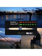 Okos kapásjelző éjszakai úszó horgászoknak, vízálló és fényérzékelős technológiával