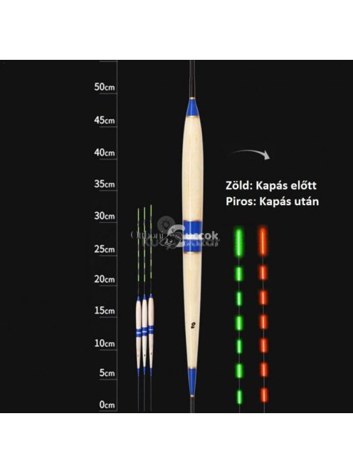 Okos kapásjelző éjszakai úszó horgászoknak, vízálló és fényérzékelős technológiával