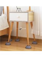 Rezgéscsillapító mosógép talp, szürke, csúszásmentes stabilizáló kiegészítő