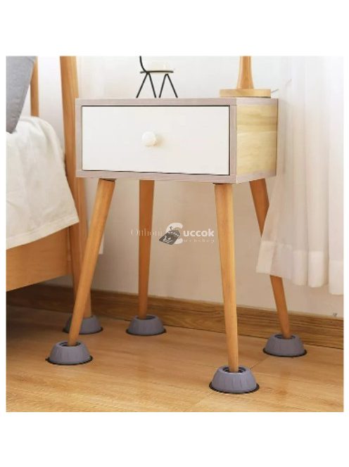 Rezgéscsillapító mosógép talp, szürke, csúszásmentes stabilizáló kiegészítő