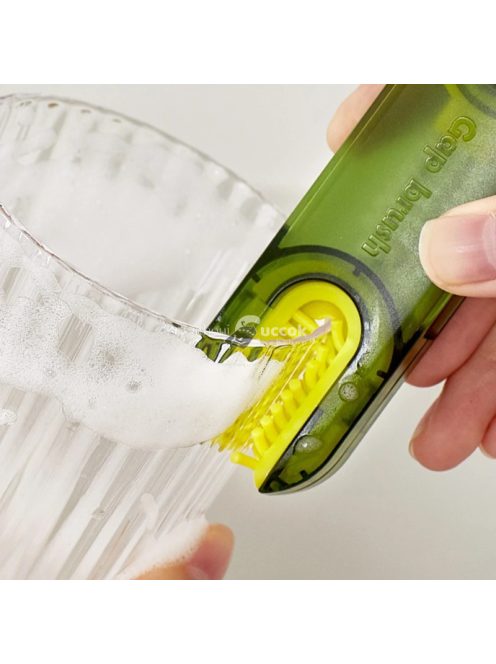 Többfunkciós háztartási tisztítókefe kék színben, univerzális használatra