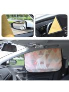 Autós napellenző gyerekeknek, levélmintás, UV-védelemmel