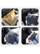 Autós napellenző gyerekeknek, levélmintás, UV-védelemmel