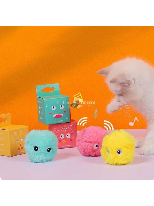 Interaktív cicalabda macskák szórakoztatására és mozgásának serkentésére