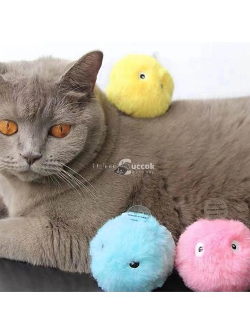 Interaktív cicalabda macskák szórakoztatására és mozgásának serkentésére