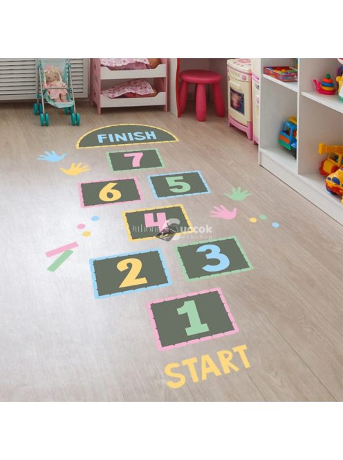 Öntapadós Ugróiskola Gyerekeknek - Beltéri és Kültéri Játékfelület