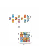 Öntapadós Ugróiskola Gyerekeknek - Beltéri és Kültéri Játékfelület