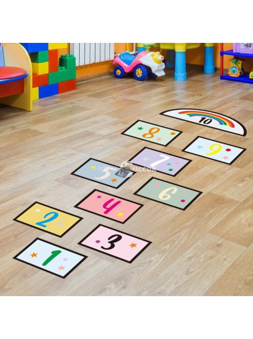 Öntapadós Ugróiskola Gyerekeknek - Beltéri és Kültéri Játékfelület