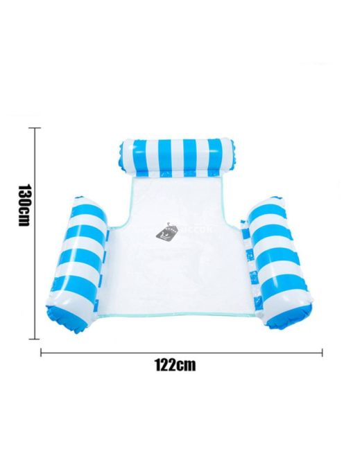 Felfújható pink strandfotel kényelmes pihenéshez