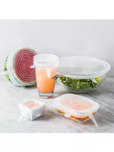   Szilikon fedő szett, univerzális konyhai edényfedő készlet 12 darabos készlet